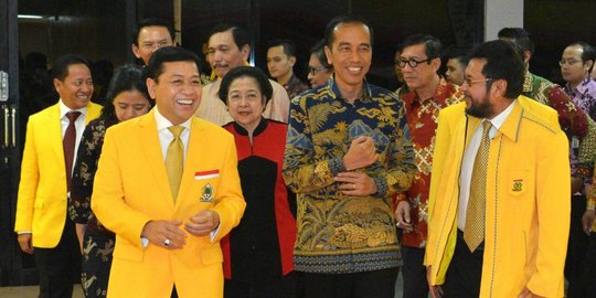 Setnov tersangka, Golkar tetap usung Jokowi di Pilpres 2019