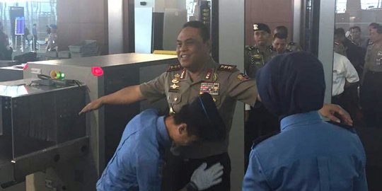 Akan ke Jambi, Wakapolri senang diperiksa di Bandara Soekarno Hatta