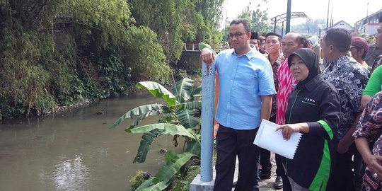 Tata bantaran kali Ibu Kota, Anies contek Sungai Winongo Yogyakarta