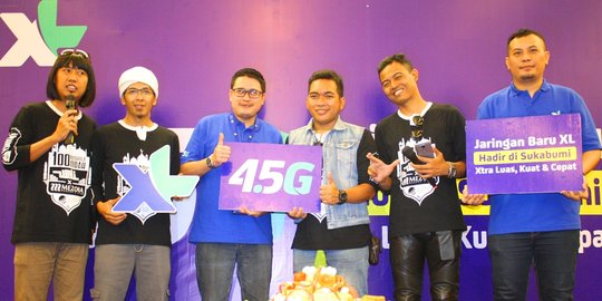 XL Axiata perkenalkan jaringan baru 4.5G di Sukabumi