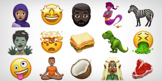 Apple rilis emoji baru, ada emoji wanita berhijab