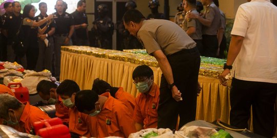 Narkoba 1 ton diotaki kartel internasional, barang dari Myanmar