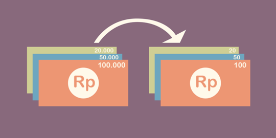 Penetapan aturan ubah Rp 1.000 ke Rp 1 diperkirakan berjalan mulus