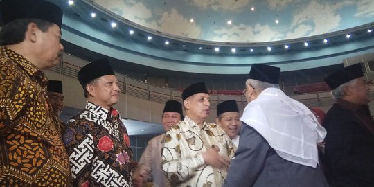 Halal bihalal dengan ormas Islam, Kapolri datang bareng ketua MUI