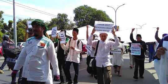 Tolak Perppu Pembubaran Ormas, massa demo kantor DPRD Sulsel