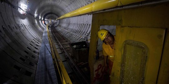 Mengintip proyek jalur kereta bawah tanah terpanjang di dunia