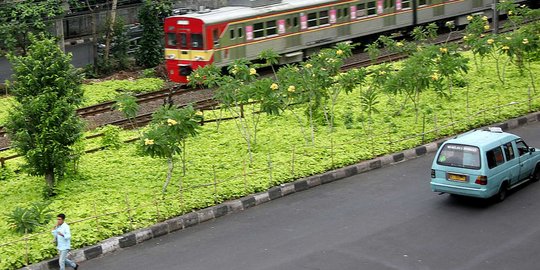 Wajah baru kawasan kumuh di bantaran rel Kalibata