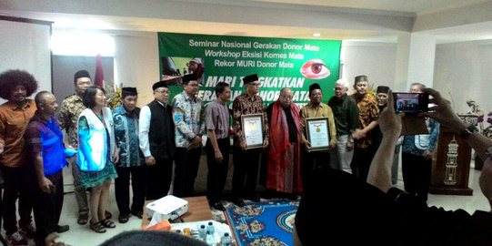 Aksi donor kornea mata 3 ribu jemaah Ahmadiyah pecahkan rekor