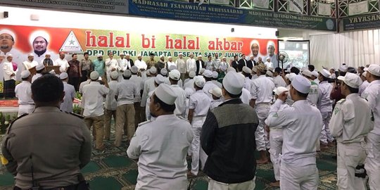 Ada Habib Rizieq di acara halal bihalal FPI bersama Anies Baswedan