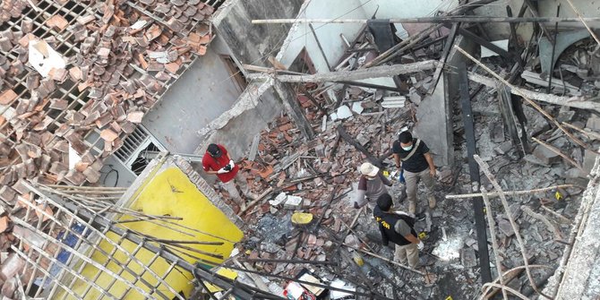 Ledakan dahsyat di Kebumen berasal dari 4 kilogram bubuk mercon