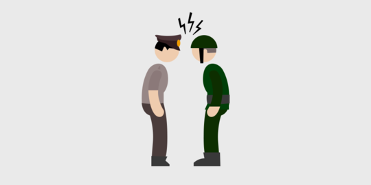 Belasan TNI keroyok 2 polisi usai berselisih di tempat hiburan