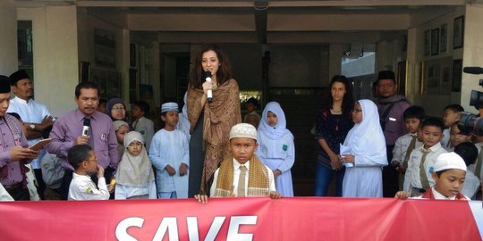 Ikut demo, 2 warga Mesir di Surabaya kecam Israel soal Al Aqsa