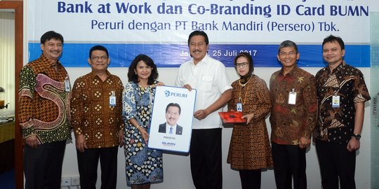 Peruri dan Bank Mandiri kerjasama buat kartu BUMN