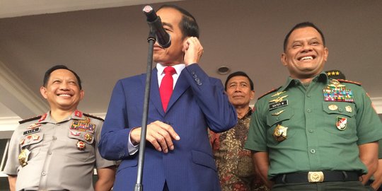 Jokowi: Alutsista dibeli dari uang rakyat buat TNI lindungi rakyat