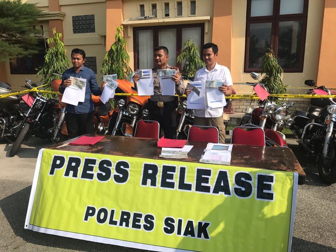 polisi amankan 12 moge