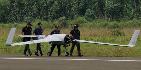 Melihat pesawat tanpa awak Rajawali 720