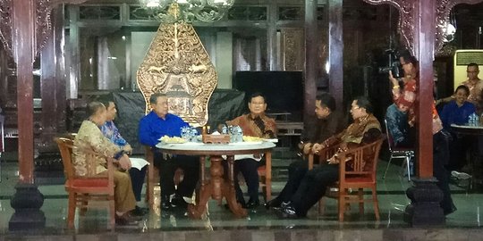 Prabowo panggil SBY dengan sebutan Presiden