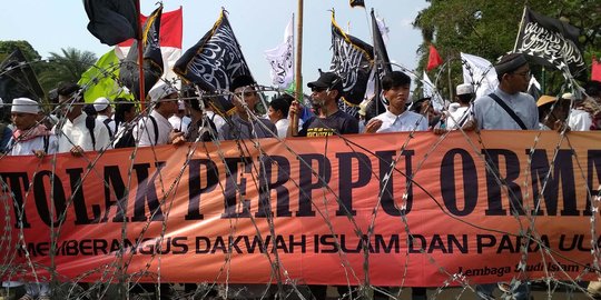 50 Wakil diterima MK, pendemo 287 nilai Perppu Ormas belum urgent