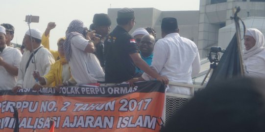 Ikut aksi 287, komisioner Komnas HAM sebut Perppu Ormas cacat HAM