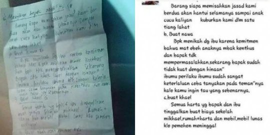 Geger mayat pasutri, bikin surat wasiat minta dikuburkan satu liang