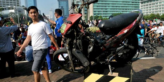 Acara Tahun Keselamatan 2017-2018, sejumlah motor ringkek dipamerkan