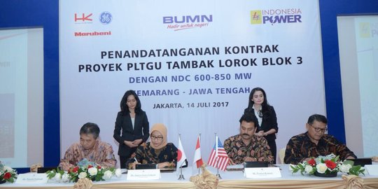 Penandatanganan kontrak rampung, Tambak Lorok 780 MW segera dibangun