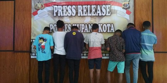 7 Pelajar di Kupang dibekuk karena terlibat aksi jambret