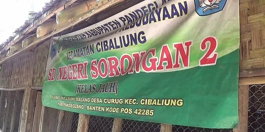 Ironis, SD negeri di Banten ini mirip kandang ternak
