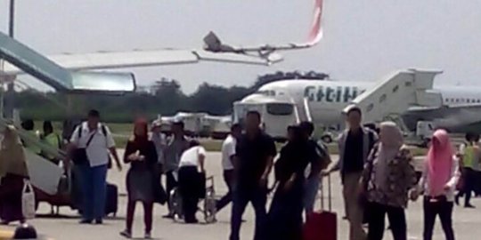 Pesawat bersenggolan, Lion Air bakal kena sanksi Menhub Budi