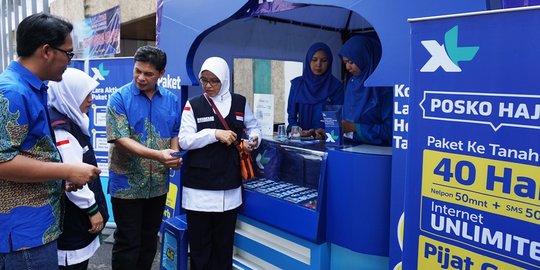 XL Axiata layani jemaah haji di Asrama Haji Pondok Gede & Bekasi