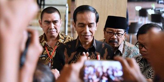 Jokowi soal dukungan Perindo: Semua partai berhak dukung siapa pun