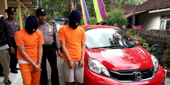 2 Perampok taksi online driver perempuan di Sleman dibekuk polisi