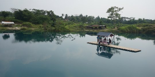 Menikmati eksotisnya Telaga Biru Cigaru di Tangerang