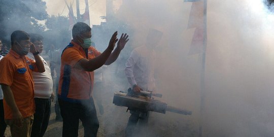 Cegah penyebaran DBD, permukiman 300 kepala keluarga difogging