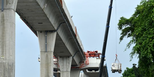 Jelang peresmian, jalur Transjakarta Ciledug-Tendean dikebut