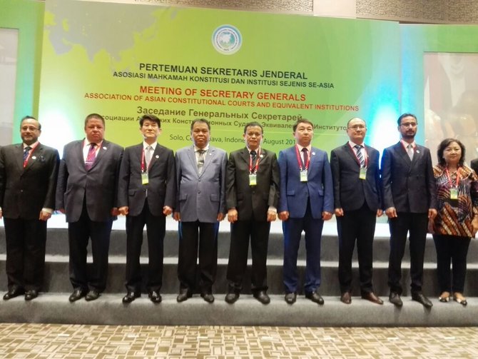 pertemuan ketua mk indonesia dengan sekjen mk se asia