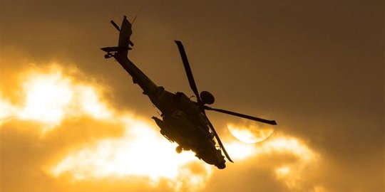 Helikopter militer Israel jatuh, satu pilot tewas