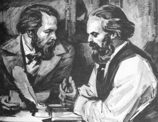 karl marx dan friederich engels