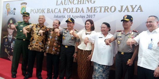 Kapolri resmikan pojok baca di Satpas Daan Mogot Jakarta Barat