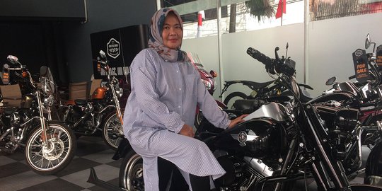 Dewi Haerany, broker perempuan yang terkenal di komunitas Harley