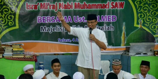 Anies sebut bangun DKI pakai pola gerakan bukan semata-mata program