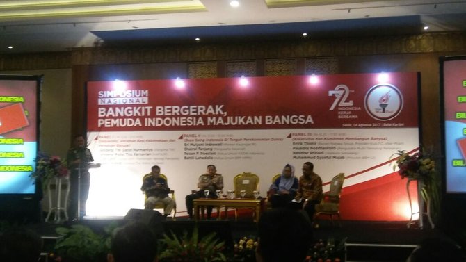 panglima tni di simposium nasional taruna merah putih