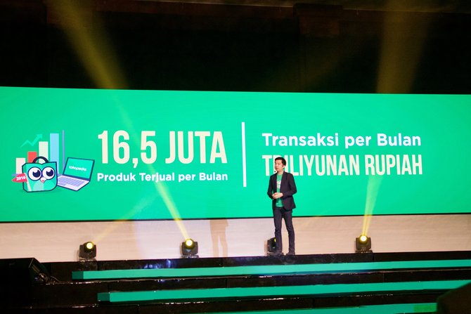 transaksi di tokopedia per bulan mencapai triliunan rupiah