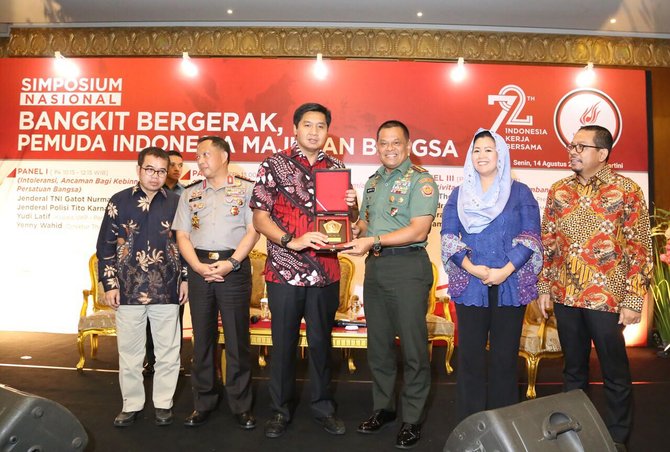 gatot di acara simposium tmp