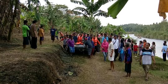 Terseret arus di Sungai Tajum Cilacap, Bima ditemukan tewas