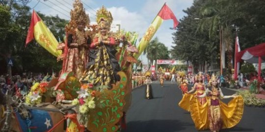 Banyuwangi gelar pawai kebangsaan sambut HUT ke-72 RI