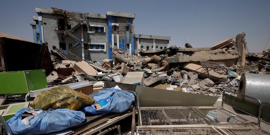 Meratapi kondisi rumah sakit bersalin Mosul yang dihancurkan ISIS