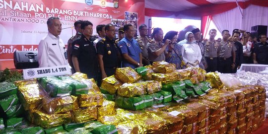 Ungkap sabu 1 ton, 26 polisi dapat kenaikan pangkat luar biasa