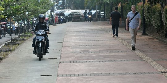 Ini kegiatan yang dilakukan Ditlantas Polda Metro dalam bulan tertib trotoar