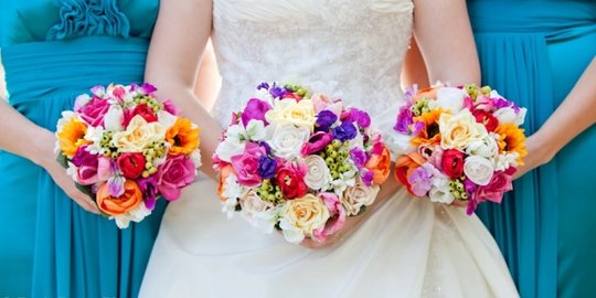 Tren dekorasi bunga dan buket pengantin di tahun 2017